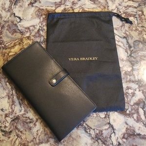 Vera Bradley Leather Travel Wallet